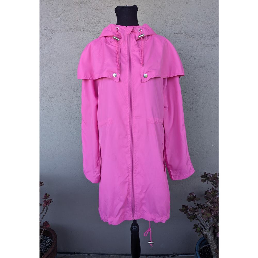 💜Barbie Pink Packable Windbreaker Parka Lightweight Shell
